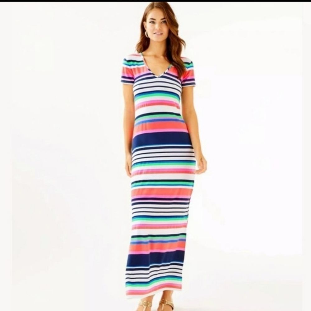 Lilly Pulitzer Milana Striped Maxi Dress